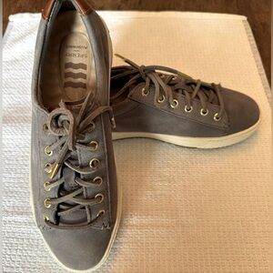 Sperry Anchor Plushwave LTT Sneakers Gray Top Sider Shoes Womens Size 6.5 M NEW